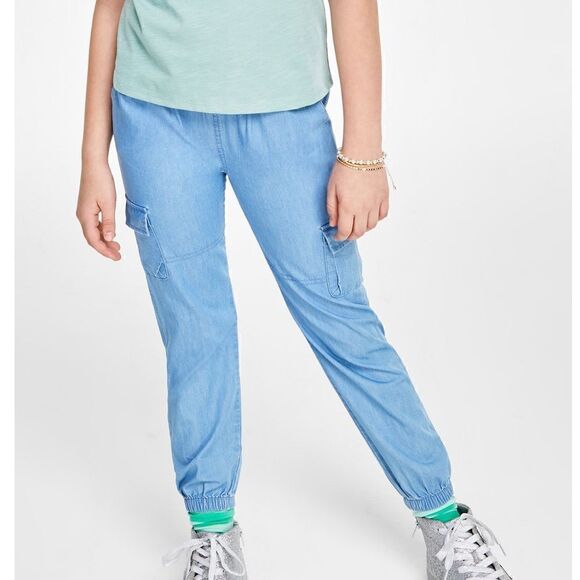 Big Girls Denim Cargo Joggers,‎ - Picture 2 of 6